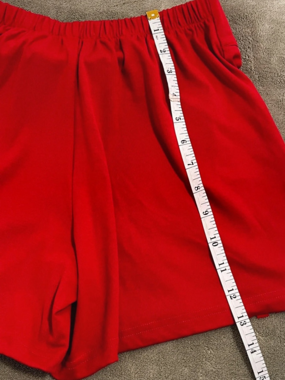 Holy Southern Chic! “Crazy Train” Red High Waist Fringe Shorts Western Boutiqe - Picture 3 of 10